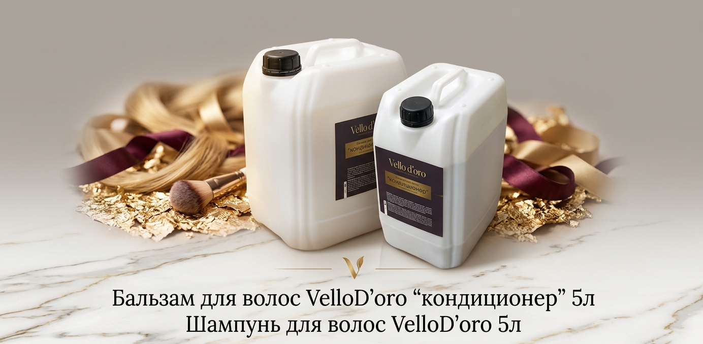 Шампунь, гель для душа и бальзам для волос 5л