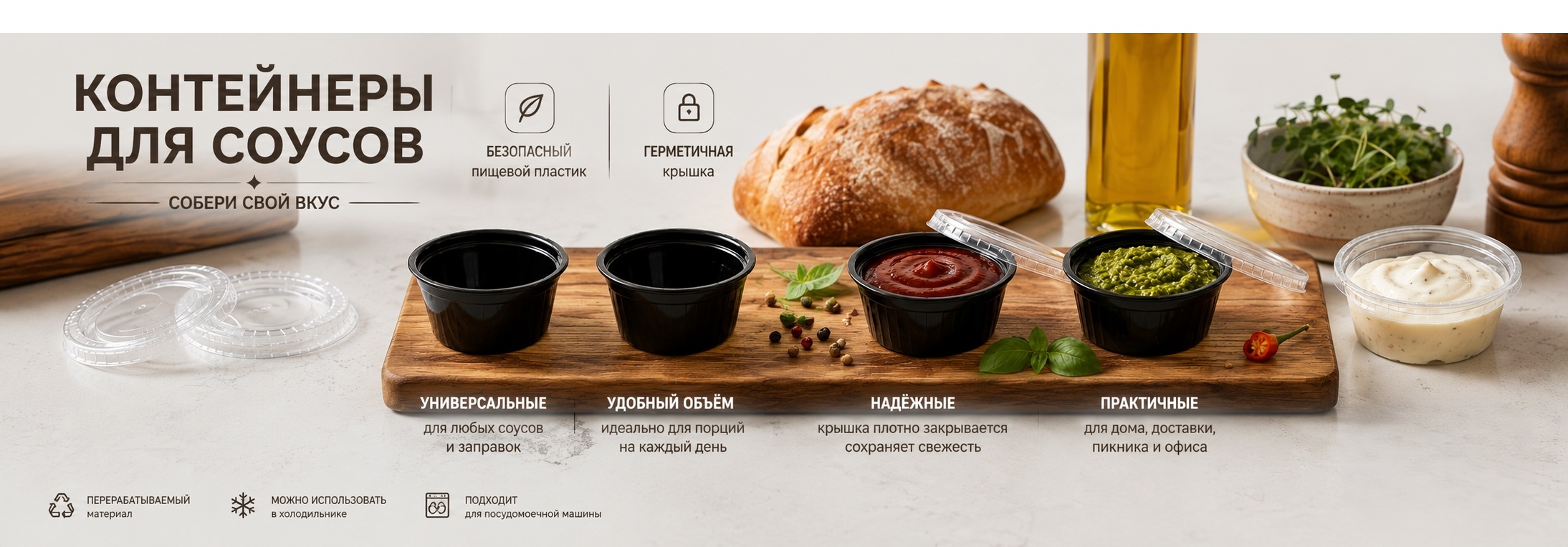 Контейнеры для соуса